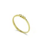 Γυναικείο χρυσό δαχτυλίδι 9 καρατίων με ζιργκόν