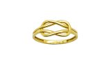Χρυσό γυναικείο δαχτυλίδι, 14 καρατίων, με κόμπο