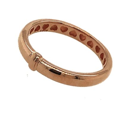 Ασημένιο, 925, ροζ επιχρυσωμένο δαχτυλίδι βεράκι