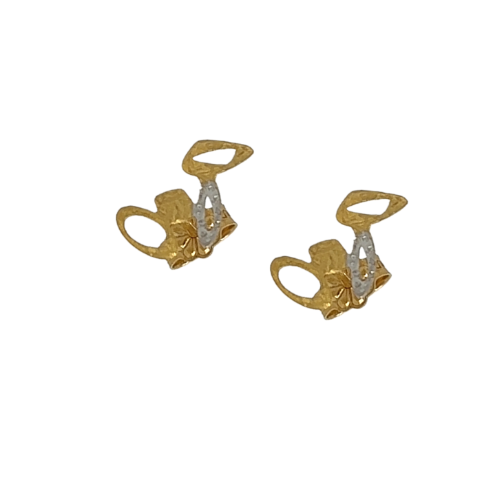 Nina Gold E-shop | Χειροποίητο κόσμημα, Πύργος Ηλείας Χειροποίητα χρυσά σκουλαρίκια, 14 καρατίων